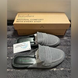 Burudani Loafers/Sandals/Flats size 5 Womens in Grey color. So comfy